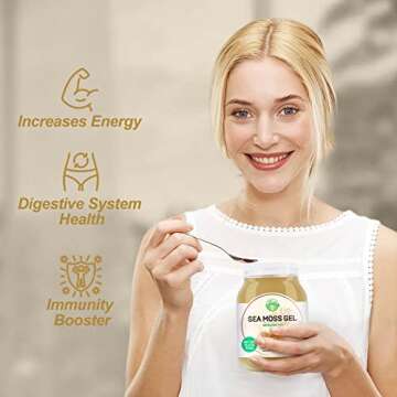 Organic Pineapple Sea Moss Gel for Health and Wellness