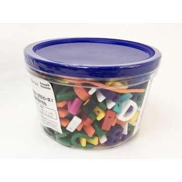 Learning Resources Uppercase Lacing Alphabet - 275 Pieces, Ages 3+, Preschool Learning Must Haves, Teacher and Home School Supplies, Alphabet String Letter for Kids, Back to School Supplies