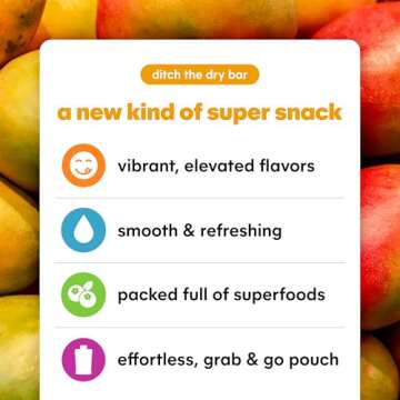 Noka Superfood Tropical Smoothie Pouches - Healthy Snacks