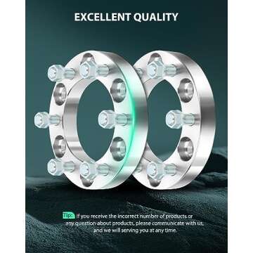 SCITOO 1" Wheel Spacers for Silverado 1500 HD - Enhance Stability & Look