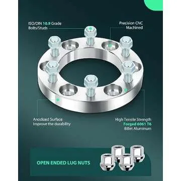 SCITOO 1" 6x5.5 Wheel Spacers for Silverado | Enhanced Stability