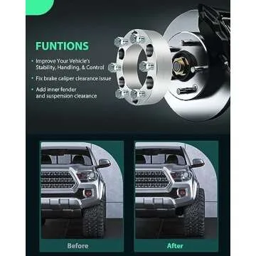 SCITOO 1" 6x5.5 Wheel Spacers for Silverado | Enhanced Stability