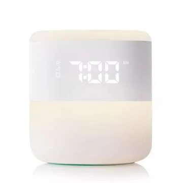 Frida Baby 3-in-1 Alarm Clock + Sound Machine + Nightlight | Wake Up Light Sunrise Alarm Clock, White Noise Soother, Sleep Trainer, Nursery + Toddler + Kids Bedroom (Bluetooth)