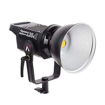 Aputure 120D Mark 2, 120D II LED, 180W Daylight Balanced Led Video Light, 30,000 lux@0.5m, CRI96+ TLCI97+, Support DMX, 5 Pre-Programmed Lighting Effects, Ultra Silent Fan