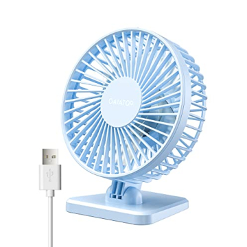 Gaiatop USB Desk Fan - Compact and Stylish for Home, Office, and Travel