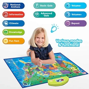 My USA Interactive Smart Map for Kids | Educational Gift