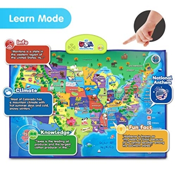 My USA Interactive Smart Map for Kids | Educational Gift
