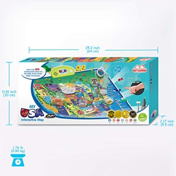 My USA Interactive Smart Map for Kids | Educational Gift