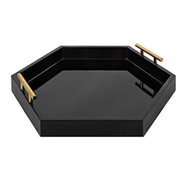 Kate and Laurel Lipton Decorative Tray for Stylish Homes