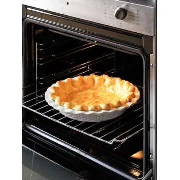 Elegant Le Tauci Fluted 9-Inch Pie Dish for All Occasions