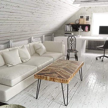 Mindful Living Solid Wood Coffee Table for Eco-Friendly Living