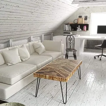 Mindful Living Solid Wood Coffee Table for Eco-Friendly Living