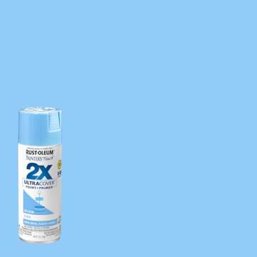 Rust-Oleum 334045 Painter's Touch 2X Ultra Cover Spray Paint - Gloss Spa Blue for All Surfaces
