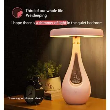 Makeup Mirror with Lights,2000 mAh LED Rechargeable Makeup Mirror,Back Ambient Light, Nice Gift for Daughter Girlfriend Wife Sister