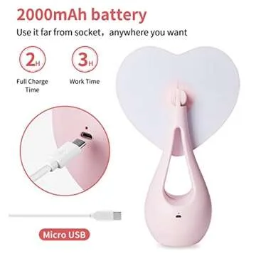 Makeup Mirror with Lights,2000 mAh LED Rechargeable Makeup Mirror,Back Ambient Light, Nice Gift for Daughter Girlfriend Wife Sister