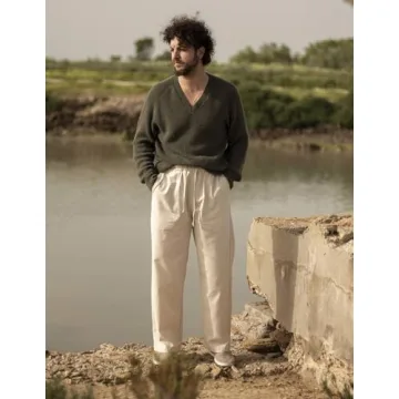 Linen Beach Pants for Men - Lightweight & Comfortable