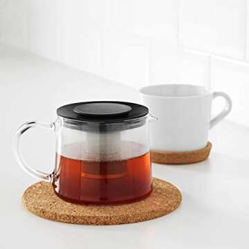 IKEA Heat-Resistant Glass Tea Pot (0.6L)