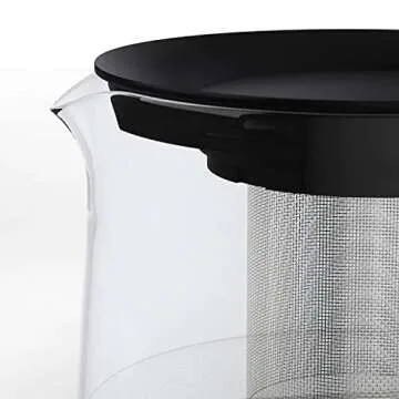 IKEA Heat-Resistant Glass Tea Pot for Elegant Brewing