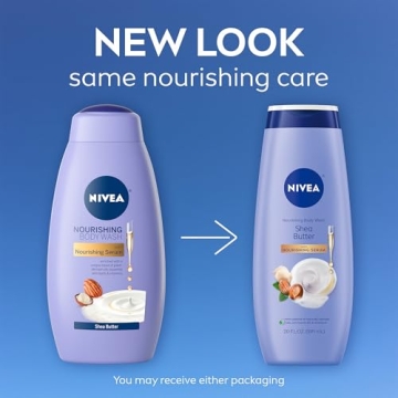 NIVEA Body Wash Set - Shea Butter & Jasmine, 20 Fl Oz