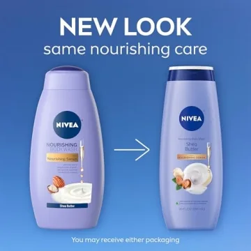 NIVEA Body Wash Set - Shea Butter & Jasmine, 20 Fl Oz