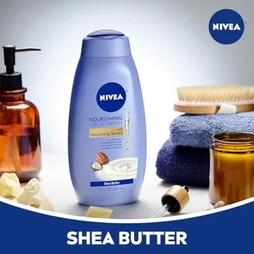 NIVEA Body Wash Set - Shea Butter & Jasmine, 20 Fl Oz