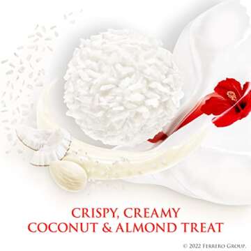 Raffaello, Bulk 6 Pack, 15 Count, Premium Gourmet White Almond, Cream and Coconut, Perfect for Holid...