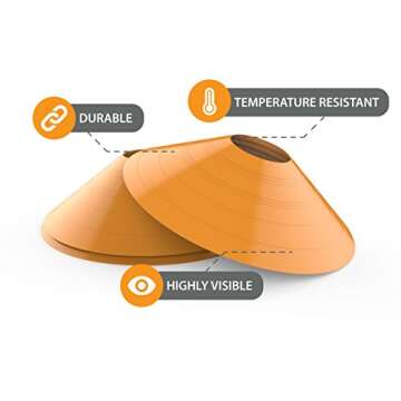 Speed Training Set - Agility Ladder, Jump Rope, Sport Cones and Exercise folder - Premium TRAINING TOOL SET For Faster Footwork And Better Movement Skills by Scandinavian Sports