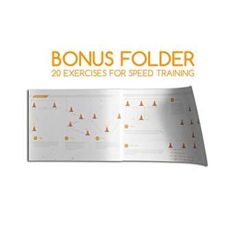 Speed Training Set - Agility Ladder, Jump Rope, Sport Cones and Exercise folder - Premium TRAINING TOOL SET For Faster Footwork And Better Movement Skills by Scandinavian Sports