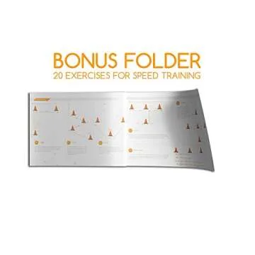 Speed Training Set - Agility Ladder, Jump Rope, Sport Cones and Exercise folder - Premium TRAINING TOOL SET For Faster Footwork And Better Movement Skills by Scandinavian Sports