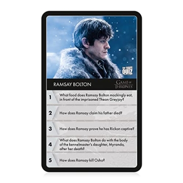 Top Trumps Game of Thrones Quiz Game - Fun Travel Trivia Game