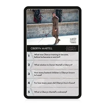 Top Trumps Game of Thrones Quiz Game - Fun Travel Trivia Game