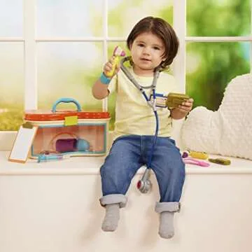 B. toys Wee MD Doctor Kit - 14 Piece Interactive Play Set for Kids