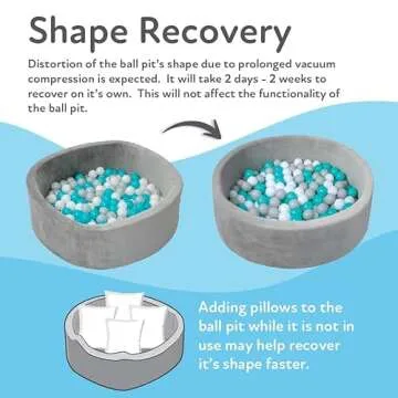 Nuby Velvet Ball Pit - Fun & Safe Play Space for Toddlers