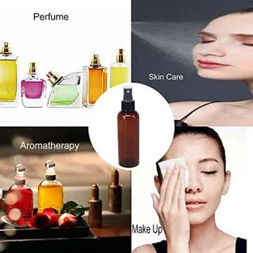 BPFY Amber Spray Bottles 3.3 oz for Essential Oils Travel