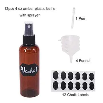 BPFY Amber Spray Bottles 3.3 oz for Essential Oils Travel