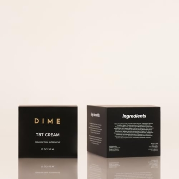 DIME Beauty TBT Cream, Anti-Aging Retinol Cream Alternative and Face Moisturizer with Bakuchiol, Lightweight Night Cream 1.7 oz / 50 ml