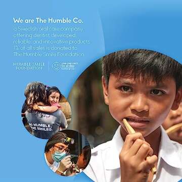 The Humble Co. Electric Toothbrush Heads – Replacement Heads Compatible with Sonicare Toothbrush, Helps Remove Plaque and Eliminate Bad Breath (4pk, Charcoal)