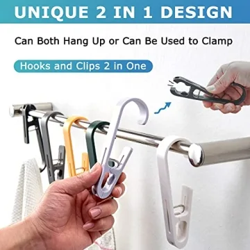 XoYoZo Laundry Hooks - Durable Clips & Organizers