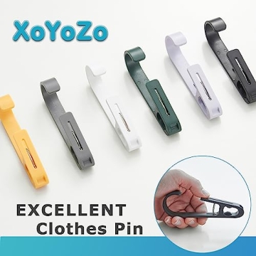 XoYoZo Laundry Hooks - Durable Clips & Organizers