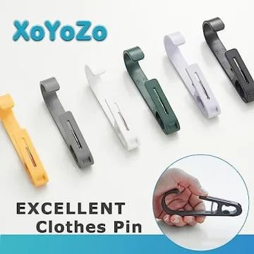 XoYoZo Laundry Hooks - Durable Clips & Organizers