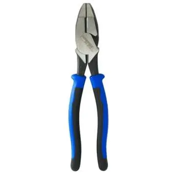 Klein Tools J2000-9NETP 9-Inch Journeyman Wire Pulling Pliers Heavy Duty Side Cutting