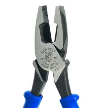 Klein Tools J2000-9NETP 9-Inch Journeyman Wire Pulling Pliers Heavy Duty Side Cutting