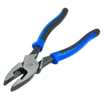 Klein Tools J2000-9NETP 9-Inch Journeyman Wire Pulling Pliers Heavy Duty Side Cutting