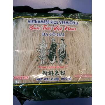 Vietnamese Rice Stick(vermicelli) Three Ladies Brand 2lbs