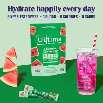 Ultima Electrolyte Powder Drink Mix - Watermelon Flavor