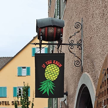 Pictetw Upside Down Pineapple Garden Flag For Festive Decor