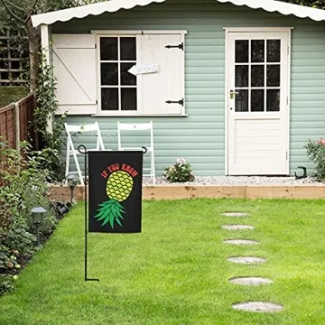 Pictetw Upside Down Pineapple Garden Flag For Festive Decor