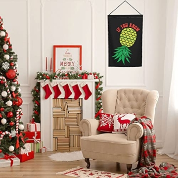 Pictetw Upside Down Pineapple Garden Flag For Festive Decor