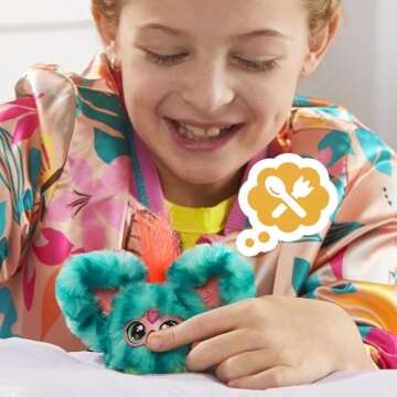 Furby Furblets 2-Pack, Mini Friends Luv-Lee & Mello-Nee, 45+ Sounds Each, Music & Furbish Phrases, Electronic Plush Toys, Red/Green & Purple/Blue, Ages 6+