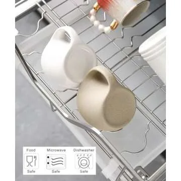 Tvvtuww Coffee Cup Mug Espresso Cups Set, 8 Oz Ceramic Cup with Natural Acacia Wood Saucer for Espresso, Latte, Cappuccino Coffee, Tea, Unglazed Porcelain Arty Mug (Natural Earthiness Finish)